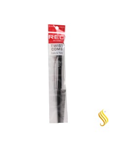 Red Kiss Twist Comb Black Peine